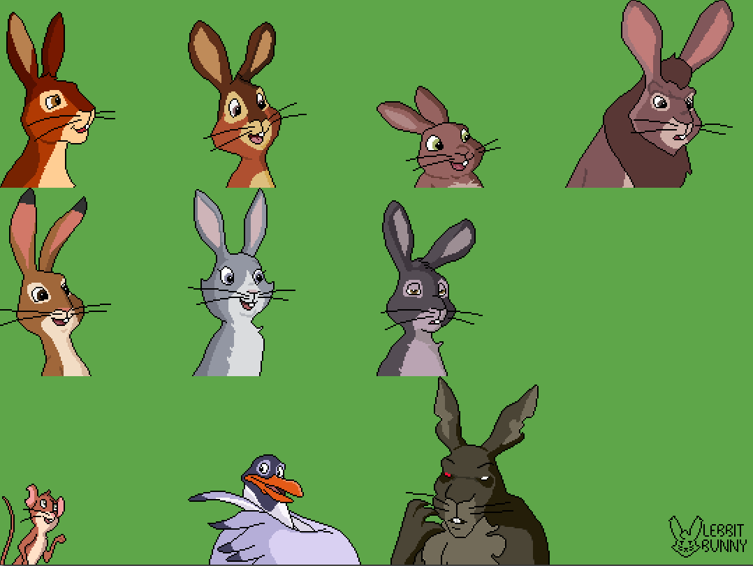 LebbitBunny's tweet photo. Watership Down RPG, Tileset sprites, faceset
#sprites #tileset #watershipdown #lebbitbunny #rpgmaker #rabbit #bunny #fanart #sprite #faceset #gamedev #art https://t.co/7EjUlXwpFW