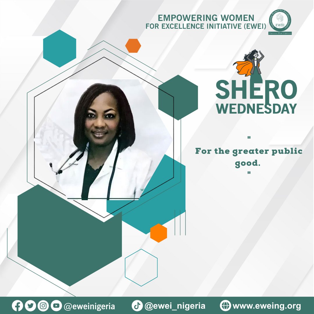 eweinigeria's tweet photo. Our featured #Shero was the Lead Consultant Physician and Endocrinologist at a private hospital in Lagos, Nigeria where she worked for 21 years. Her sacrifice averted a national or even global catastrophe.

On today's edition of #SheroWednesday 👇👇

https://t.co/afjpZz2rjA https://t.co/KS7TiiweAL