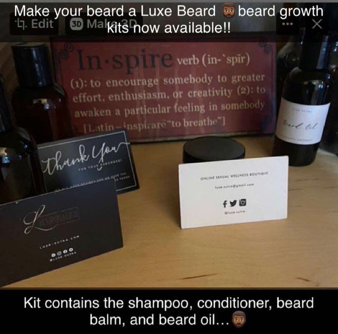 Just in time for Fathers Day!!! Order the Beard Growth Kits for your Mr. Today!!! See results within