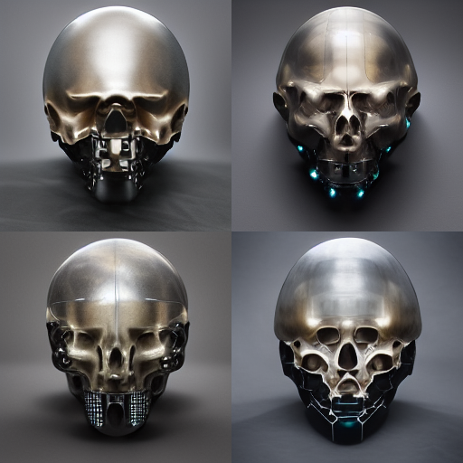 theChrisDo's tweet photo. Day 1, 15 minutes in, #midjourney concept art for a cyber punk head/helmet design. The speed in which you can create "sketches" with AI is ridiculous. https://t.co/9PRanBaaDG