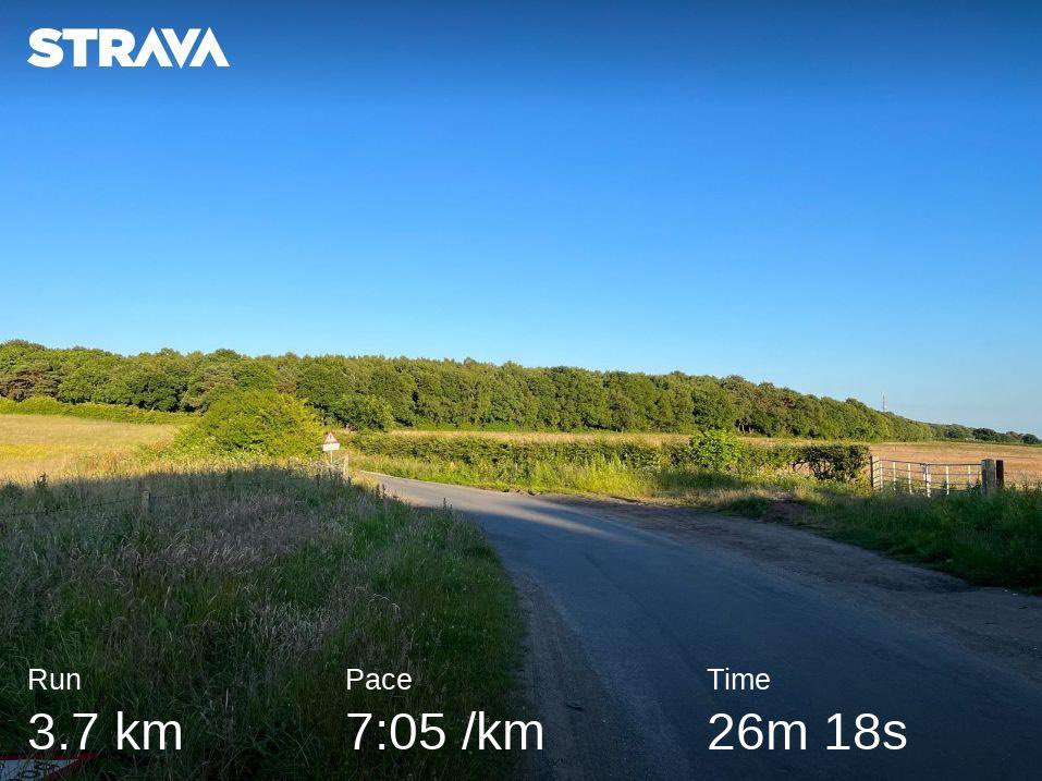 willosb14's tweet photo. First run in months. Beautiful evening. #goodtobeback #fairweatherrunner https://t.co/A7PScLNDXO