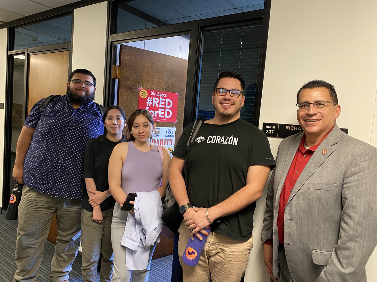 RichCAndrade's tweet photo. Proud to stand with @TheADAC on their 10 year anniversary #DACA #ADAC. Now let’s vote to repeal the out of state tuition provision of #Prop300 because DACA students are contributing to our communities @AZHouseDems https://t.co/JV5aMQemHJ