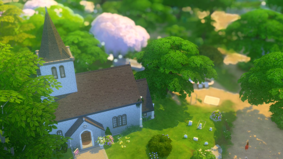 ItsLouizaard's tweet photo. Suul sul! 💐Basegame wedding church 💒up on the gallery! (ID: louizaard)💍#myweddingstories #TheSims4 #ShowUsYourBuilds #wedding #simswedding #basegame #church #countrywedding #rural #playtested https://t.co/sLFxtpUtZg