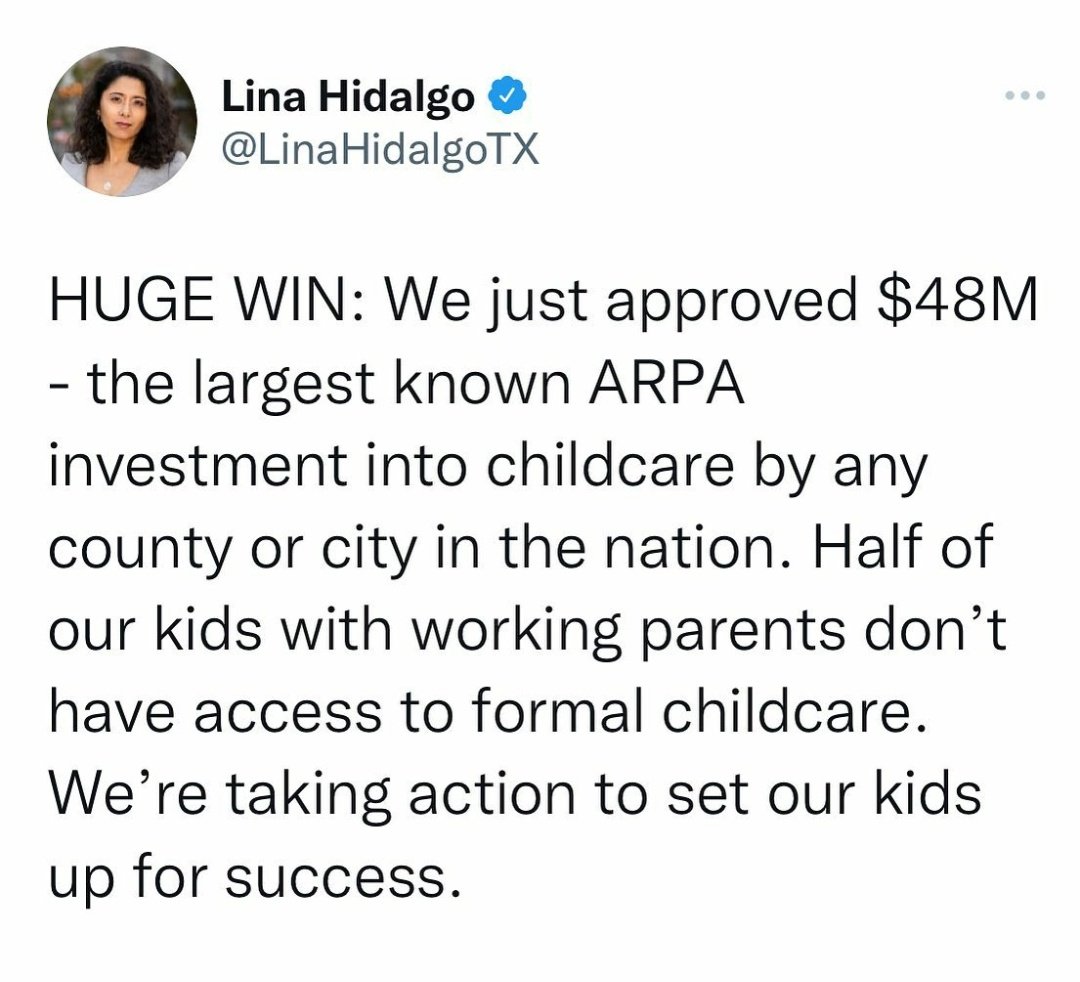 Yessssssssss!!!
<a href="/LinaHidalgoTX/">Lina Hidalgo</a> <a href="/HoustonISD/">Houston ISD</a>