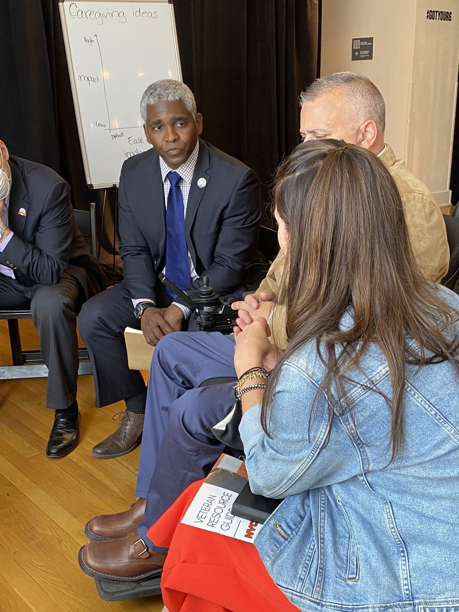 nycveterans's tweet photo. #TeamDVS leads breakout sessions at the #GotYour6 Summit focused on supporting #veteran caregivers, building veteran-friendly arts communities, creating affordable housing for veteran families, helping #StudentVeterans access education, & proving mental health resources. https://t.co/jHolH2lSCG