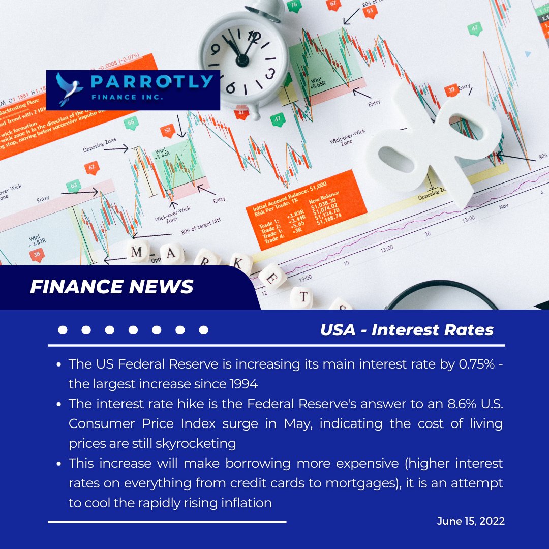 ParrotlyFinance's tweet image. News from the U.S. Federal Reserve: