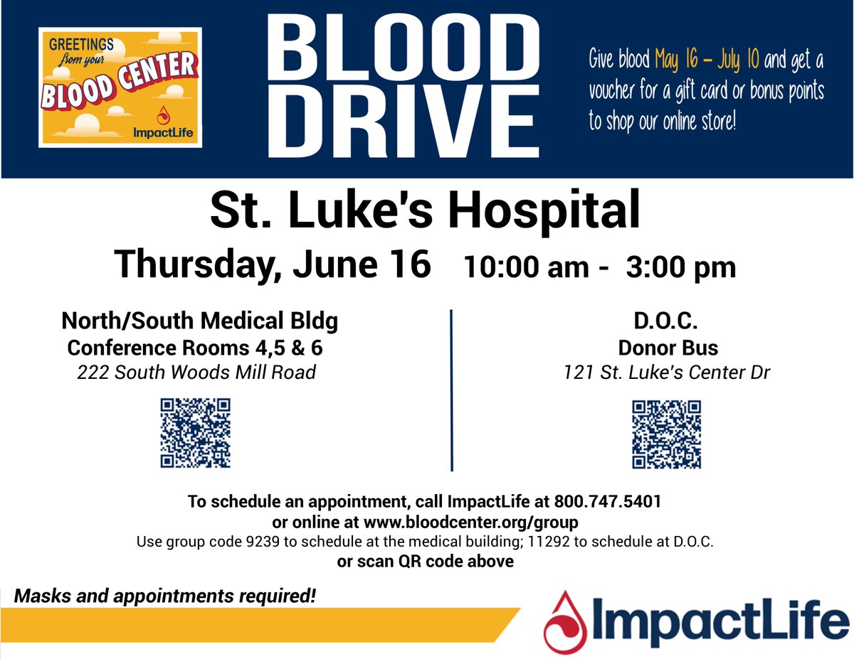 YOU TOO CAN HELP SAVE A LIFE! By giving blood you’ll provide a lifesaving resource. The demand for blood is constant, so #ImpactLife needs donors to schedule regular appointments for donation. #DONATE: bloodcenter.org/group