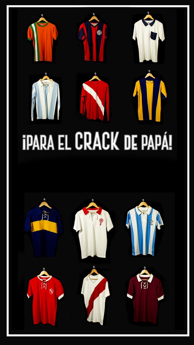 El Crack de tu viejo se lo merece!!
tienda.caol.com.ar/camiseta-retro/
