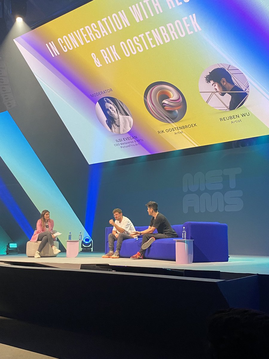 Had such an interesting day today! Met really cool pole again AND got inspired by <a href="/RikOostenbroek/">Rik Oostenbroek</a> and <a href="/Reuben_Wu/">Reuben Wu</a> They not only create awesom art but have a great vision about the role of digital art and artists in this space as well. Thank you gentlemen!