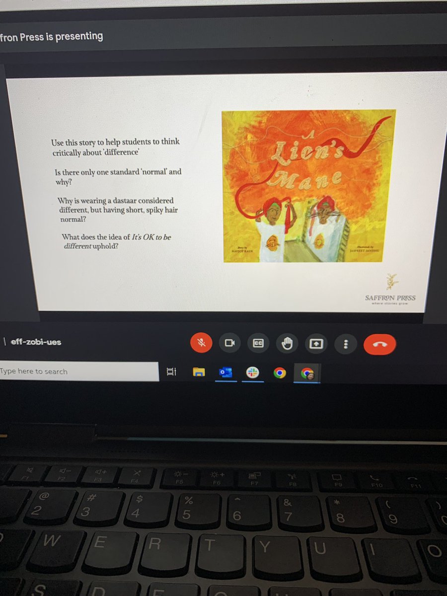 DDSBLibraries's tweet photo. We had a fantastic day of deep, critical thinking with Navjot Kaur. Important conversations about the power of the Teacher Librarian and the importance of diverse books in libraries. Such powerful books that we are proud to add to all DDSB schools. @saffronpress @equity_DDSB https://t.co/PybCS4GvSQ