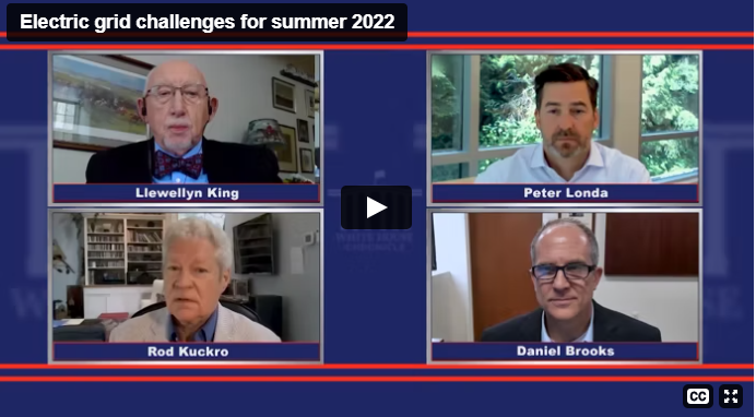 $GRID President and CEO Peter Londa recently spoke on the challenges facing utilities this summer along with Daniel Brooks of @EPRInews on the most recent episode of the white House Chronicles hosted by <a href="/LlewellynKing2/">Llewellyn King</a>.

Watch the full interview here: bit.ly/3mOCp6e