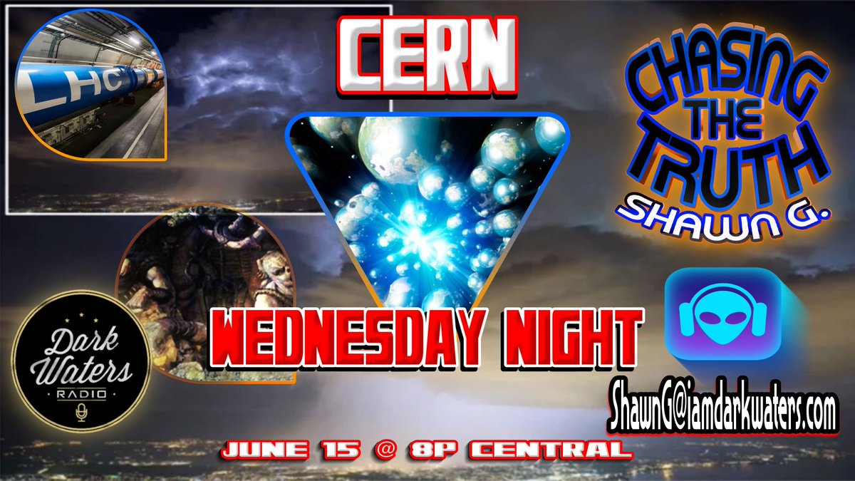 1shawnster's tweet photo. Chasing The Truth on #CERN 6/15 8p CST
https://t.co/psB4L9BFDf
#chasingthetruth #darkwaters #FringeFM #Missingtime #paranormal #supernatural #cryptids #bigfoot #UFO #USO #UAP #dogman #Unexplained #liveCalls #LiveShow #ghost https://t.co/ZHj77Oytxi