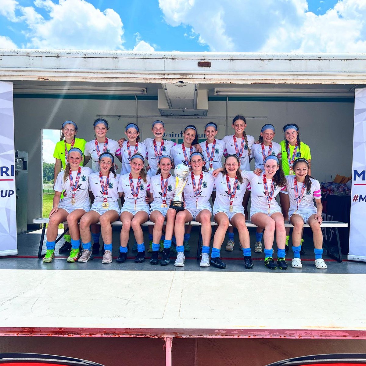 Quick shout out to 08s and the 03s! Both teams are headed to Regionals at Grand Park in Westfield, Indiana from June 24th-29th! Good job ladies!! 🔥 

Stay tuned for schedules being posted 👀
