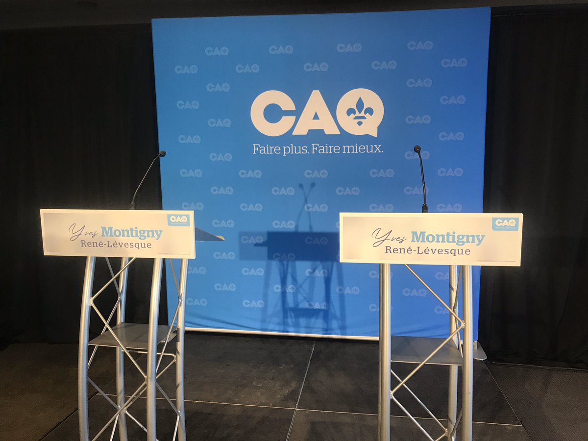 TVAnormandeau's tweet photo. C’est confirmé: Yves Montigny sers le candidat de la CAQ dans René-Lévesque pour les prochaines élections #tvanouvelles https://t.co/6EDF3KCwKt