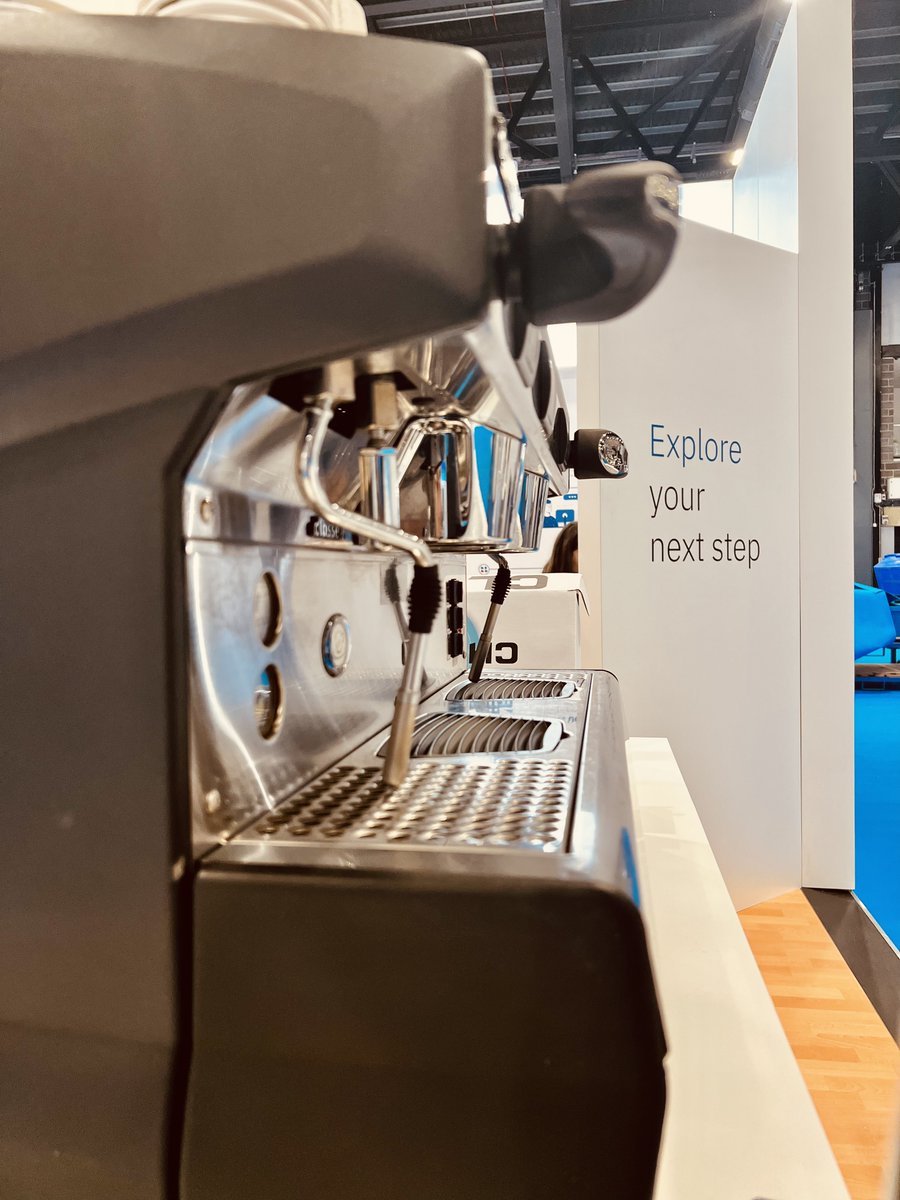 TheEmilyPercy's tweet image. Did someone say coffee? ☕️☕️☕️ Our brilliant barrista is ready and raring to serve you probably THE best coffee #NHSConfedExpo has to offer at @IBMUKI booth E55 #IBMConfed22 #IBMUK
