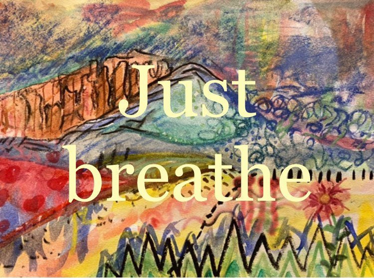 Loopy_Lesley_'s tweet photo. Excited to share this item from my #etsy shop: Art work colourful landscape, “Just breathe” digital download https://t.co/5JWsxjTb5d https://t.co/CT5JxmCXCC