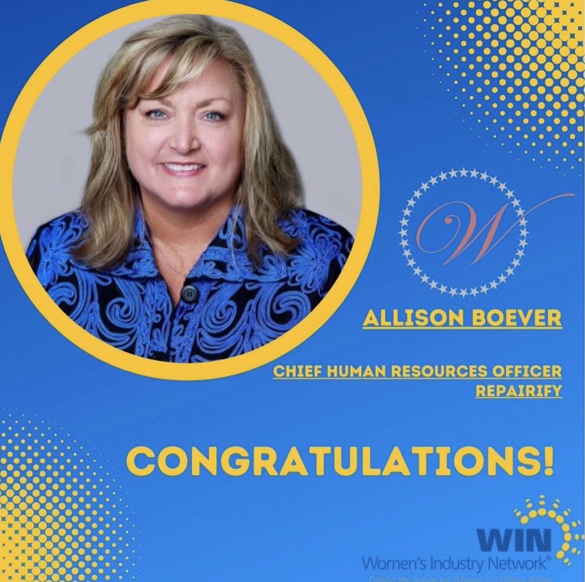 We continue to celebrate our 2022 Most Influential Women, starting with Allison Boever! Allison has mentored women as they learn about a potential career, lowering the gender gap in the industry.

“When we strive for diversity, we strengthen the organization.”

Congratulations!