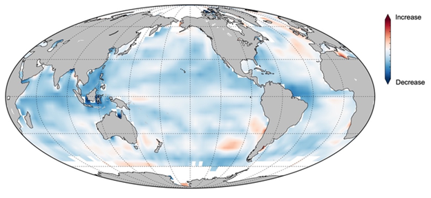 Can an ocean "forget?" <a href="/NSF/">U.S. National Science Foundation</a> support to <a href="/UW/">University of Washington</a> found that human-induced warming is causing the world ocean to lose its year-to-year memory – its strong persistence in surface temperature – making predictions of future ocean conditions harder. bit.ly/3NY1fwj

📷: Shi, et al.