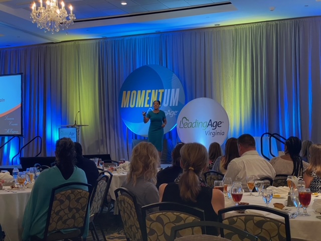 LeadingAge Virginia Day 1 is well underway. Keynote speaker Alana Hill got started. Her presentation: Ready, Set Go! Resetting the vision to sustain priorities was perfect. Lead with empathy and Decide, Devise, Do and Review via the Ms. Engineer Way®
#lava22 #seniorliving