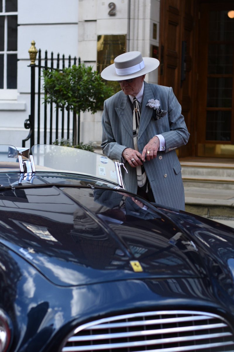 pietro_foto's tweet photo. The ever stylish Soho George seen at the Concours on Savile Row https://t.co/AW35uKYrOZ