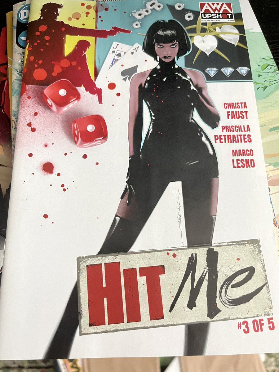 HouseOfComicsGo's tweet photo. I love Hit Me because it speaks to such natural energies in me like yes I am down with the freaky shit but I also love when writers manage to weave a who-done-it into a heist. Never expected to be so seen all at once, but here I am, loving this book. https://t.co/MX0ndGIgib
