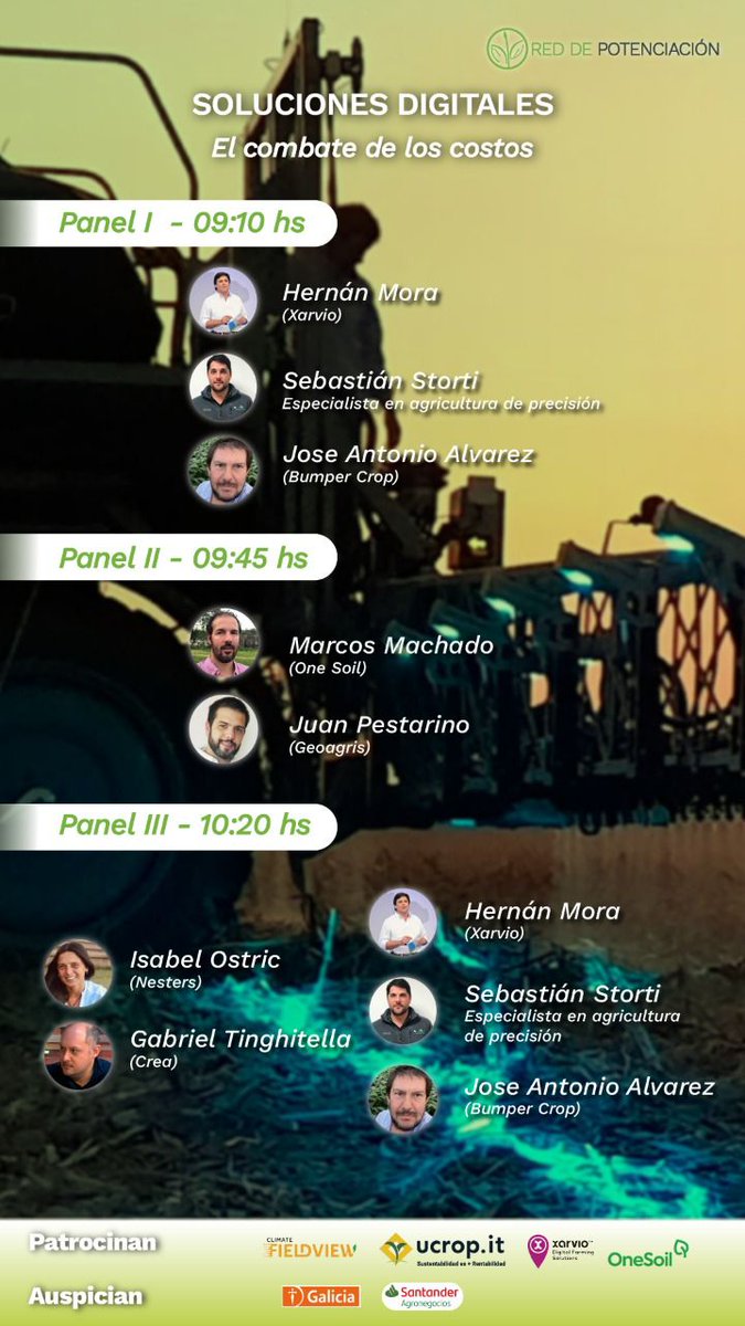 Se viene el 2do Encuentro de la Red de Potenciación 2022 coorganizada por <a href="/NestersTech/">Nesters</a> y <a href="/crea_arg/">CREA</a>!  
Comparto el cronograma del encuentro
La cita es mañana a las 09:00
Si todavía no lo hiciste, podes inscribirte aquí
👉 www2.eventosagr.com/nesters/index.…
Sumate que va a estar bueno!