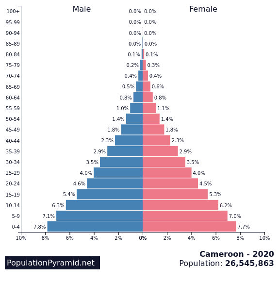 Sir_Ousman's tweet photo. How your #Startup can Succeed in #Cameroon

It's fascinating how the "population growth curve of #Cameroon" can help you make decisions from #business to #family_planning

Analyzing, this growth curve is typical of a pure developing country with low economic power.
 E.g Cameroon https://t.co/gB9PQFCnb4