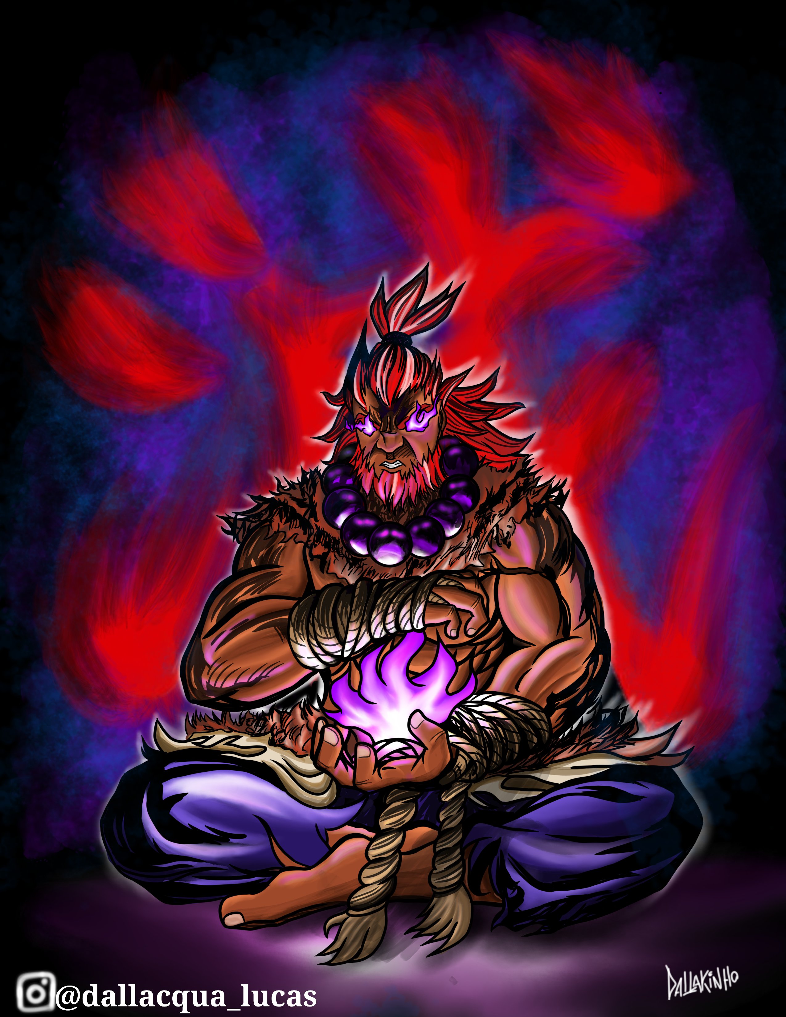 Lucas Dallacqua on X: Akuma Street Fighter 6 fanart #StreetFighter6 # StreetFighter #fanart  / X