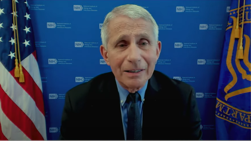 Anthony S Fauci, MD of the National Institute of Allergy and Infectious Diseases…