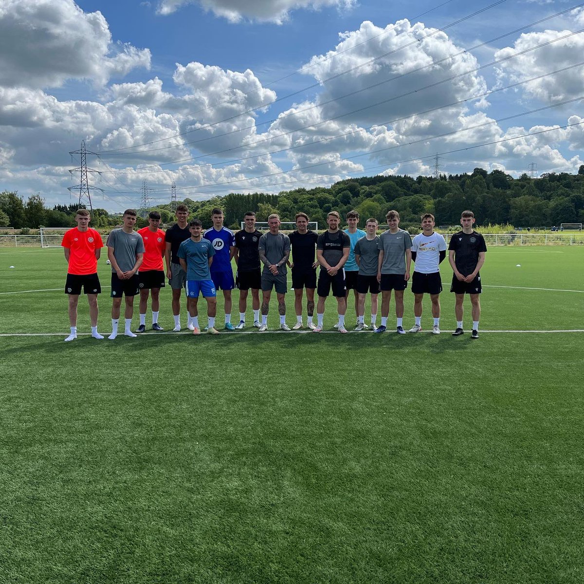 First team and full time players in working last couple weeks! 👏⚽️