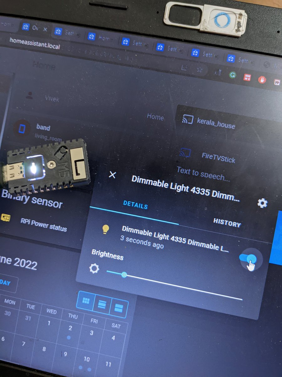vivekpk007's tweet photo. My first Matter device setup
#MatterInHomeAssistant https://t.co/3BX7SG86a1