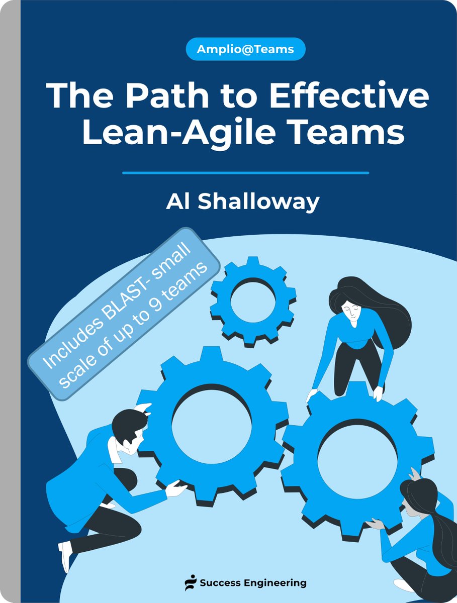 alshalloway's tweet photo. Chapter 1: Why We Need a 21st Century Agile Team Approach https://t.co/elNhGif5hz

From Amplio@Teams: The Path to Effective Lean-Agile Teams https://t.co/4wyyVGuKia