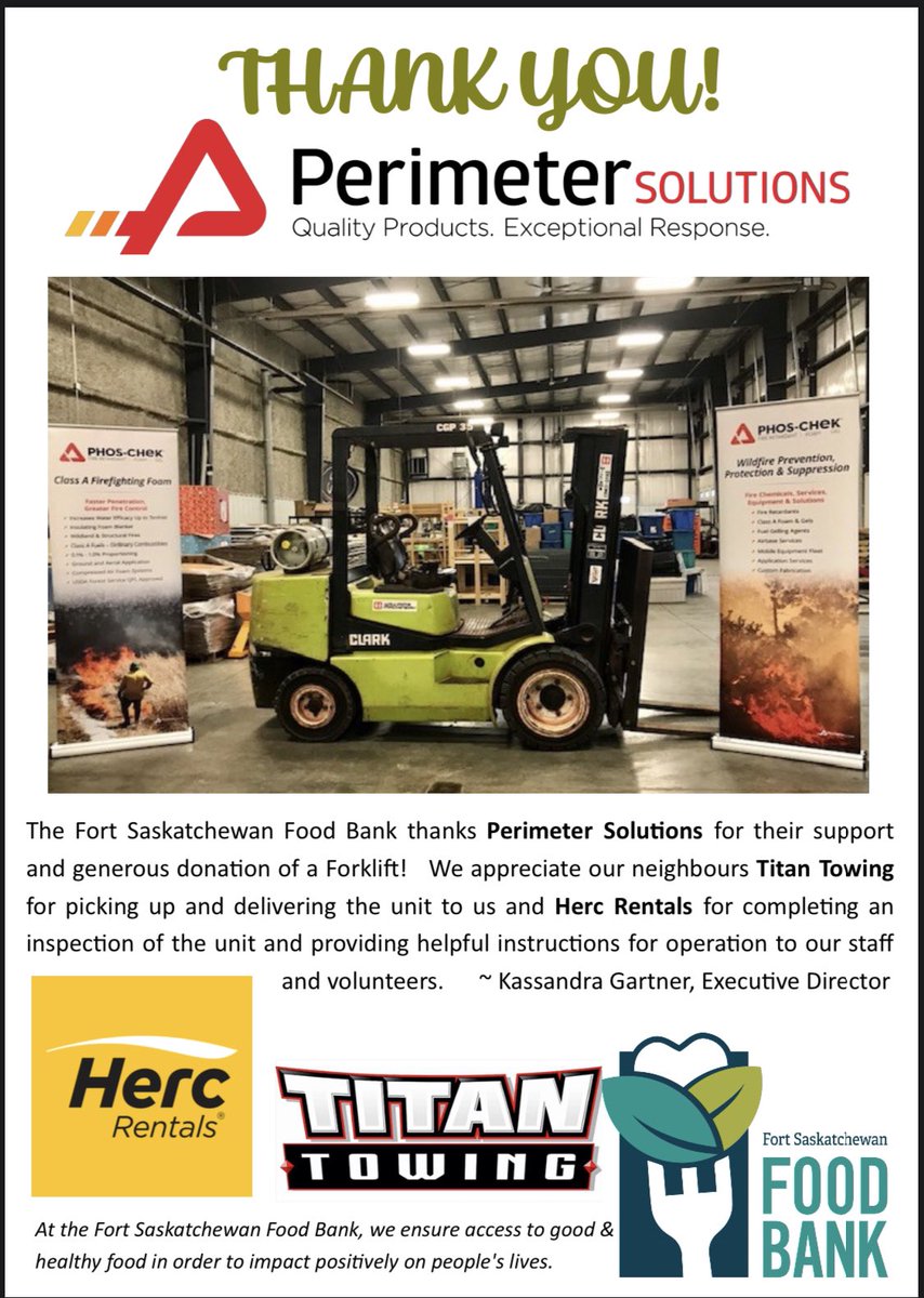 fsfoodbank's tweet image. #titantowing_fortsask  #hercrentalsinc  #perimetersolutions