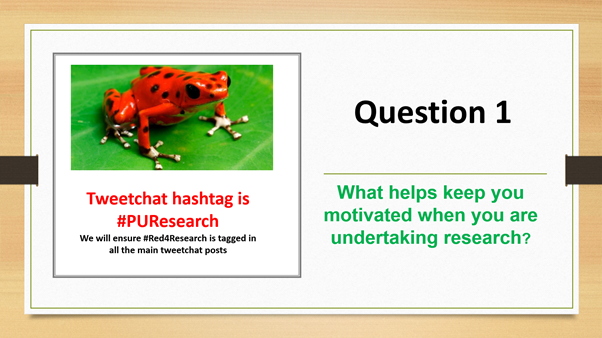 PUResearchchamp's tweet photo. To get the ball rolling...here is Question One

Remember to add the hashtag #PUResearch to your replies.

#PUResearch #Red4Research https://t.co/NRMMEUukrW