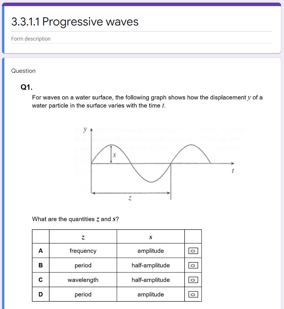edmunds_dr's tweet image. Okay, cat's out of the bag. New project I've been distracted by is to make self-marking google forms for A level. 

I've done all of the year 12 topics for AQA, year 13 to follow. 

I reckon this is worth a retweet.

sciencedoctor.school.blog/google-forms/