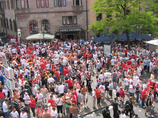 Awaydays23's tweet photo. ON THIS DAY 2006: England in Nuremberg for their game against Trinidad &amp; Tobago #Englandaway https://t.co/H0TiCCxIlN