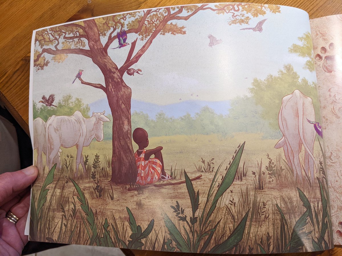 AmyDickman4's tweet photo. So thrilled to finally have this beautifully illustrated book in my hands, an English & Swahili @LionLandscapes book we wrote about #hyaenas #vultures & #conservation. Can't wait to get it out into the local communities, and to interested people in US, UK etc @WildCRU_Ox https://t.co/JhHAfjNwSy
