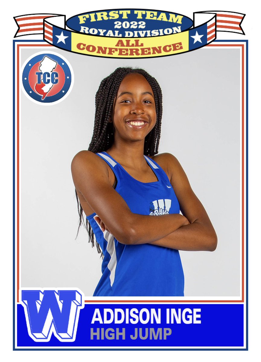 AndWhs's tweet photo. Congratulations to Addison Inge for receiving first team all conference in the royal division for High Jump! https://t.co/7Td5oN7PnH