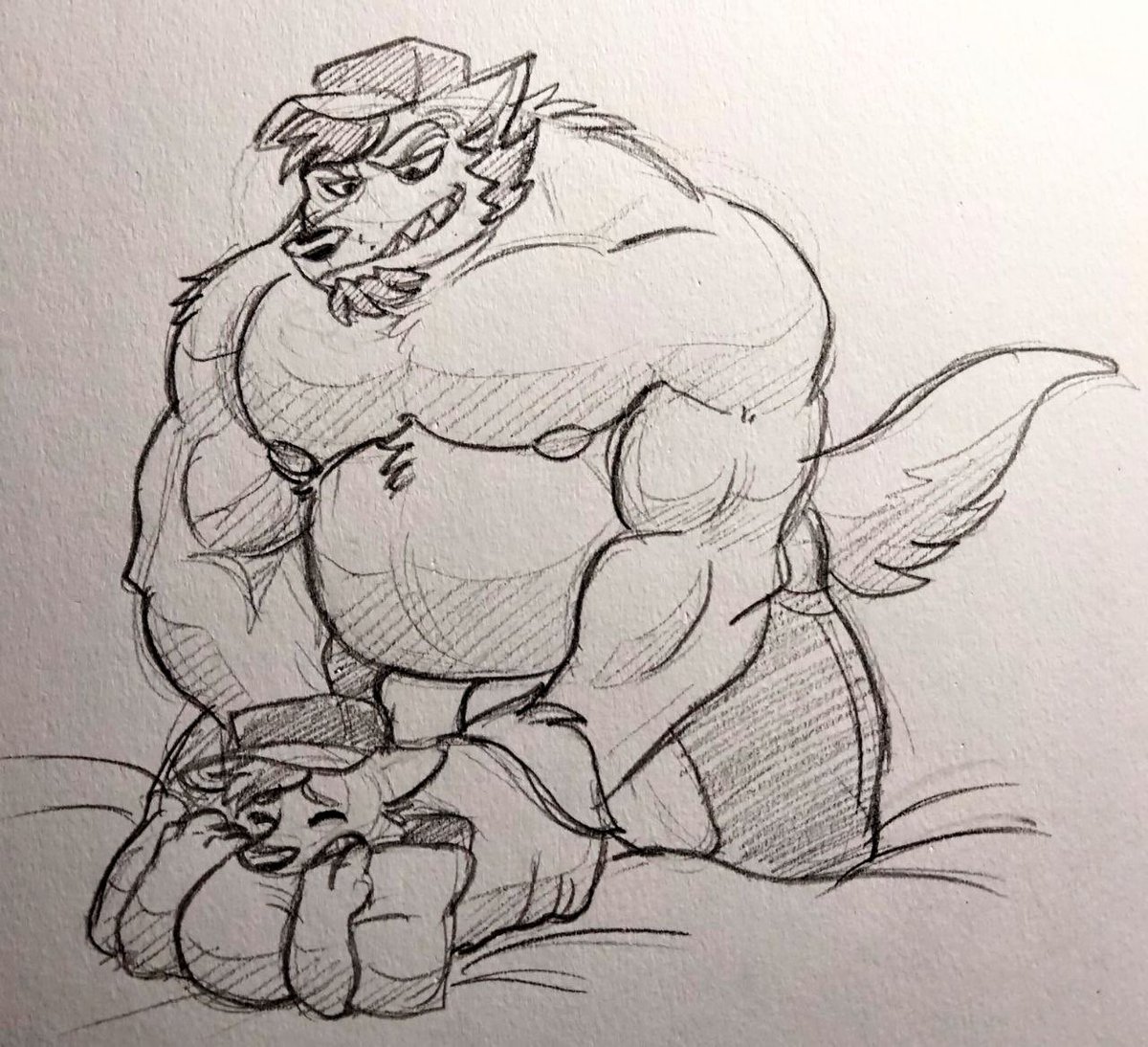 DaxterDingo's tweet photo. Gotta keep his boy well fed! >:3 
CW: Size Diff &amp; INCEST! 🔥🔥🔥
Artist- @k_JukesNsfw https://t.co/CqkImGB5Yw