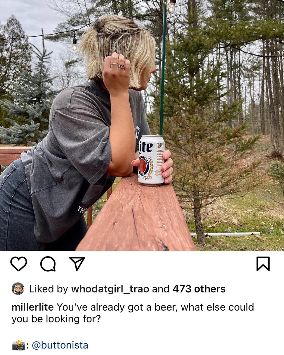 TwoButtonsDeep's tweet image. How long until the @buttonista is the official spokesperson for @MillerLite? 🍻 #MillerByMiller #ButtonByButton