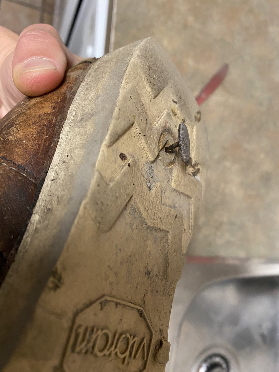 Kicked off dress shoes this morning &amp; decided I could get away with a casual look. My foot was cramping and I thought a rock was stuck in my shoe. Instead I found a nail exactly as long as my sole is deep (Thankfully no longer). Moral? You can be shallow, just have a deep sole.