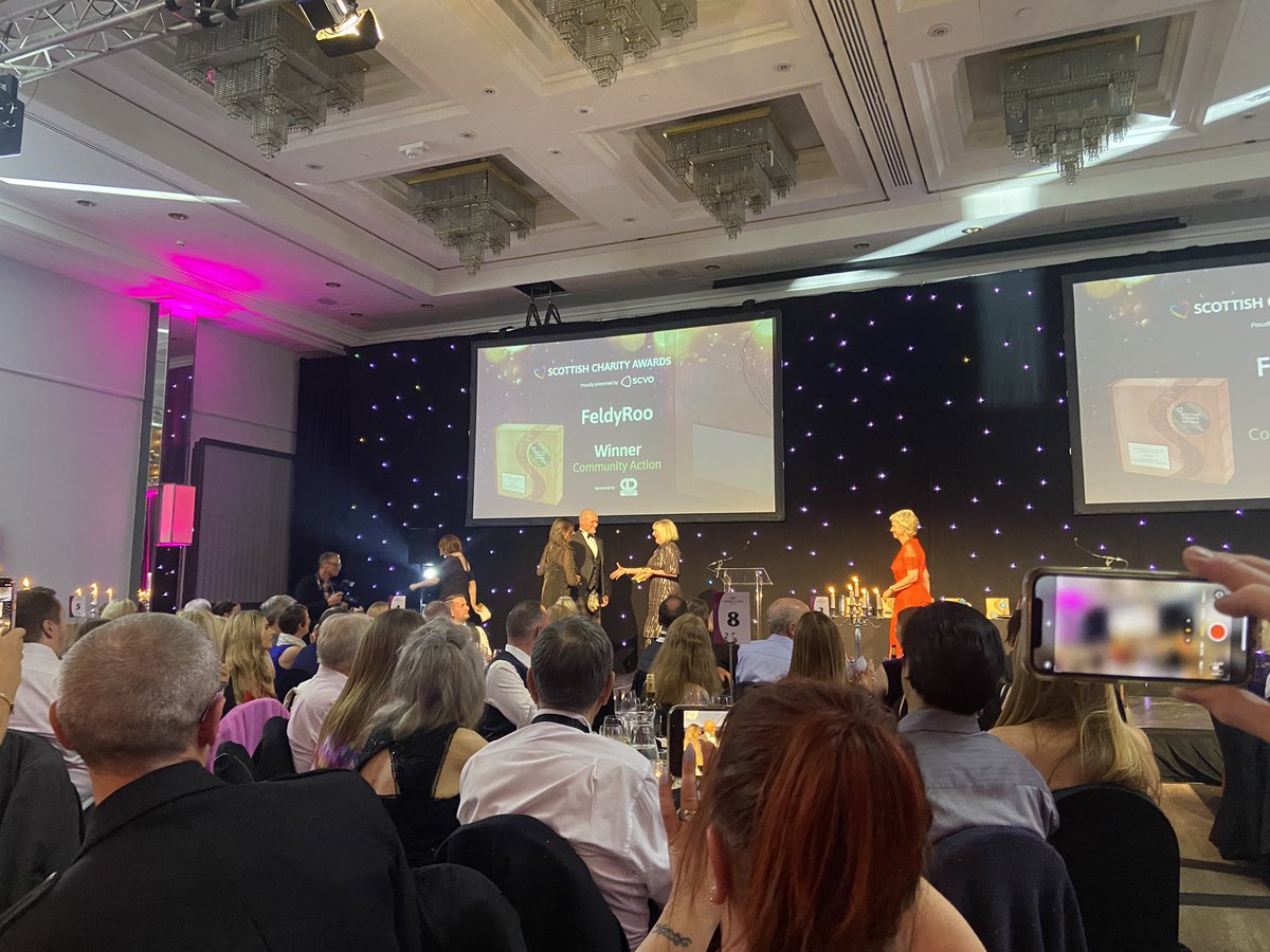 thymetoeatscot's tweet photo. Amazing recognition for an awesome community project @feldyroo #aberfeldy #perthshire #ScotCharityAwards https://t.co/PLtWzRKwzv
