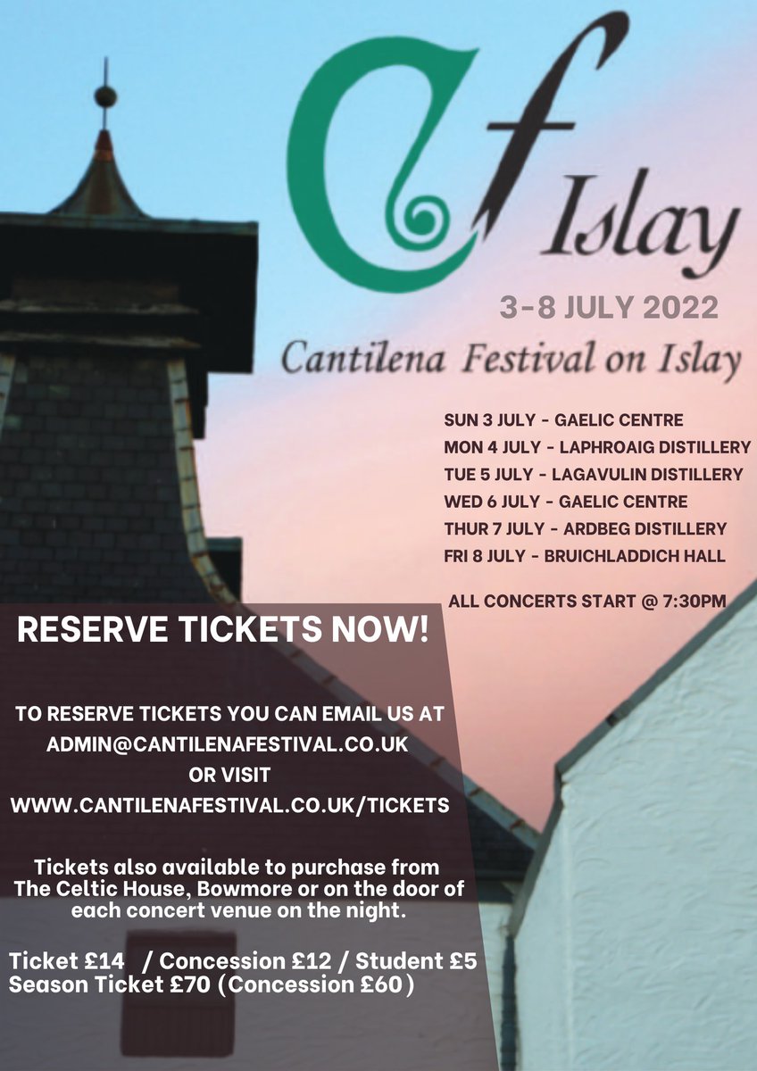 Cantilena Festival on Islay tweet media
