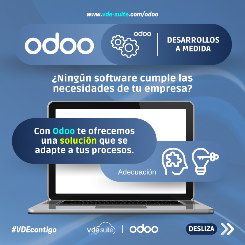 VDESuite_LATAM's tweet photo. 🔗 Integra múltiples aplicaciones y módulos de gestión 😁 empresarial. 

🟣 Odoo es tu solución 👍🏻 en términos de funcionalidad y uso para controlar 💻 desde un solo lugar todos los departamentos de tu 🏢 empresa en tiempo real ⏰

📧 hola@vde-suite.com
📲 56 1462 0435 #WhatsApp