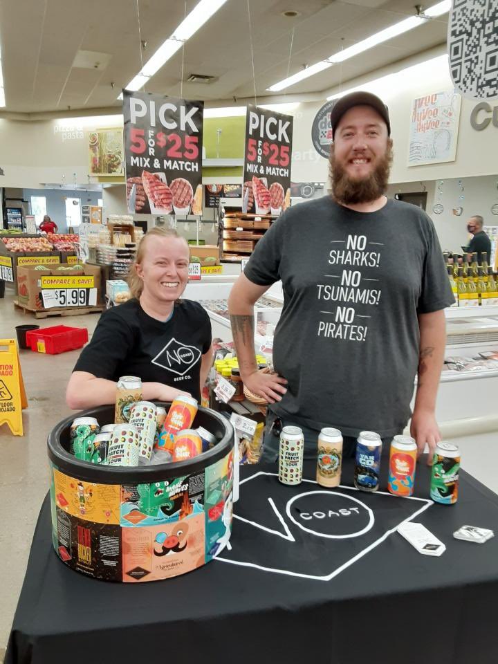 Head up to <a href="/HyVee/">Hy-Vee</a> in <a href="/OskaloosaIA/">Oskaloosa, IA</a>  and meet some brewers! Jonah and Mindy are serving up samples of the NoCoast Beers they Brew! #iabeer #osky #pints #cans #grocery #IPA #hops #VanGo #Brewers #beer #brewery #IowaBeer #CraftBeer #Brew #sour #groceries #Cheers #HappyHour #NoCoast