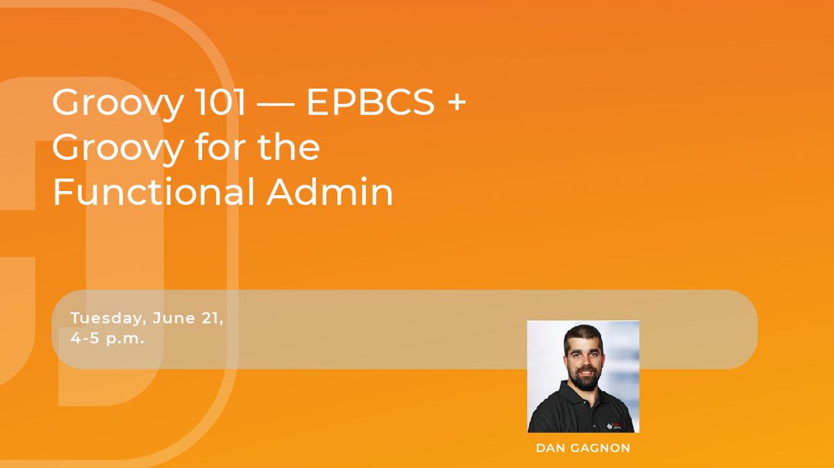 Huron_Digital's tweet image. Check out @Oracle #EPBCS expert Dan Gagnon at #Kscope22 next week! If you haven&apos;t registered already, sign up here: bit.ly/3wYAYqI