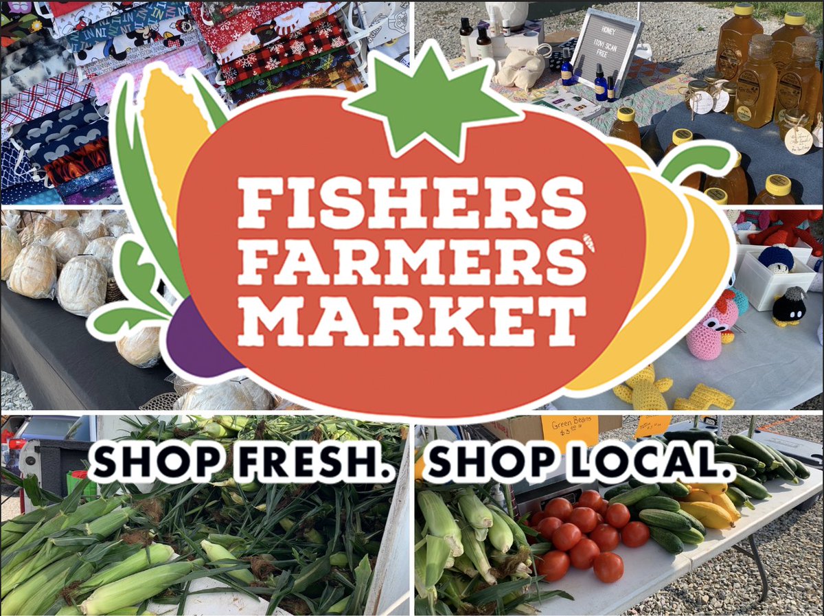 Saxonyindiana's tweet image. It’s time to shop for farm fresh produce, delicious baked goods, and handmade artisan items at @FishersFarmersMarkeat Saxony now until 7:30pm! #FishersFarmersMarket #FarmFreshToYourTable