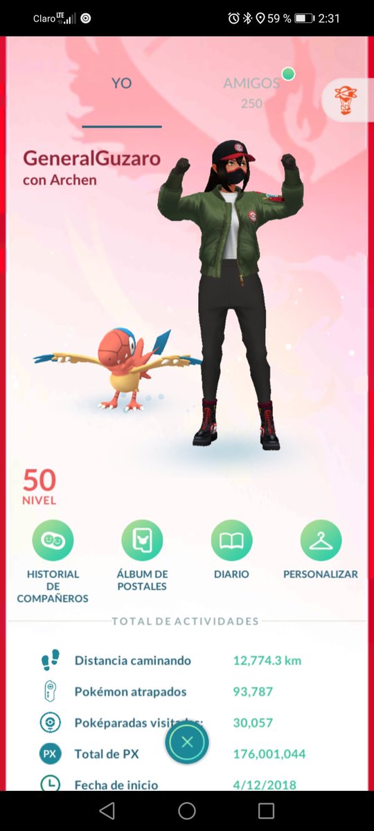 AbinatorM's tweet image. Aquí también, FINAL Y FELIZMENTE

#PokemonGo #Pokemon #nivel50 #hashtag