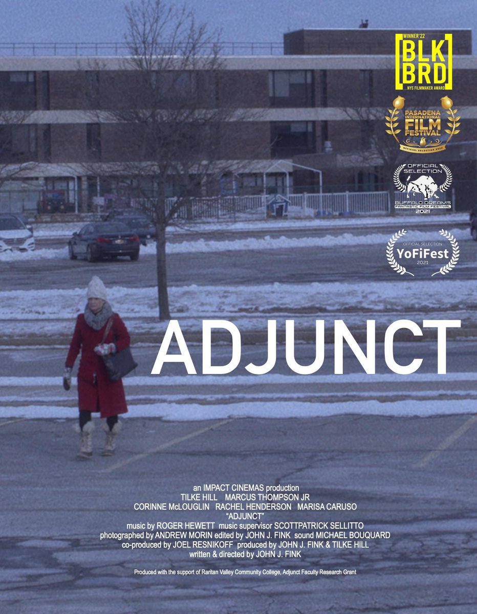 FinkJohnJ's tweet photo. Tickets are on sale now for the #WestCoast premiere of our film #Adjunct at the @PasFilmFest - Thur 6/23 @ 6pm @laemmle Playhouse 7 — see you there!! https://t.co/kZitzo2N0p #AdjunctLife #AcademicTwitter #TeachingInHigherEd https://t.co/VkvFDsPhOj