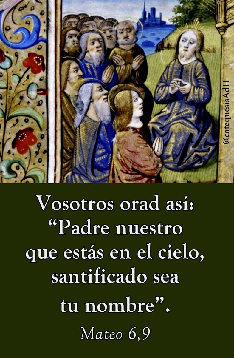 inicristianaadh's tweet photo. #Jueves16 #11TiempoOrdinario #EvangelioDelDia #Mateo6 #OradAsi #PadreNuestro #ElPanDeCadaDia https://t.co/KrfWf0FoIi